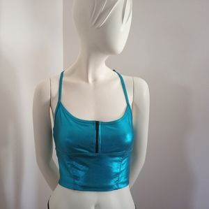 Bebe Mini T back crop Cami